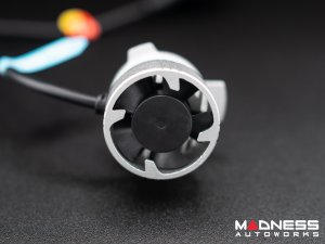 Fiat 500 LED High/Low Beam Headlight Bulbs (set of 2) - 9012 - Arc Lighting Tiny Monster